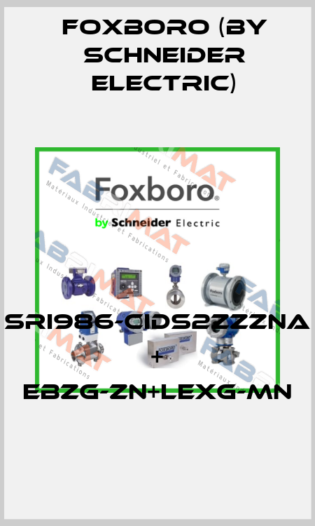 SRI986-CIDS2ZZZNA + EBZG-ZN+LEXG-MN Foxboro (by Schneider Electric)
