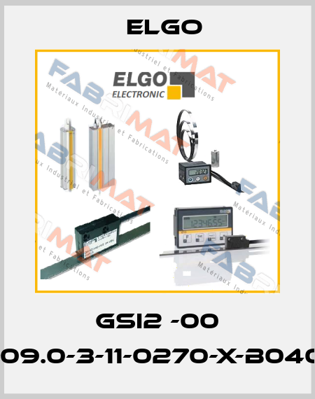 GSI2 -00 -09.0-3-11-0270-X-B040 Elgo