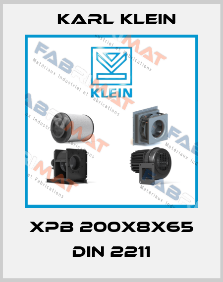 XPB 200X8X65 DIN 2211 Karl Klein