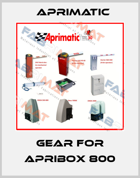 Gear for Apribox 800 Aprimatic