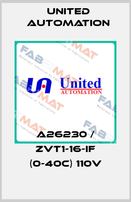 A26230 / ZVT1-16-IF (0-40c) 110v United Automation
