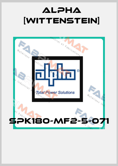 SPK180-MF2-5-071  Alpha [Wittenstein]