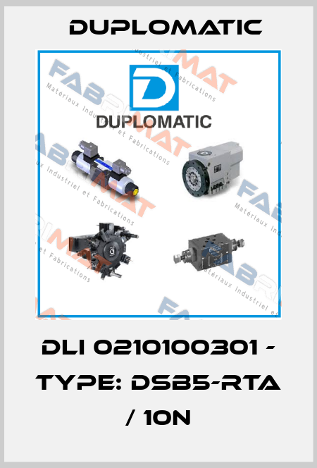 DLI 0210100301 - Type: DSB5-RTA / 10N Duplomatic