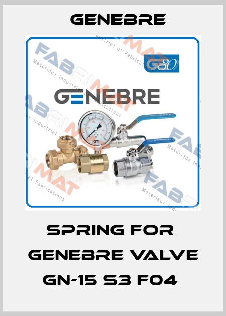 Spring for  Genebre valve  GN-15 S3 F04  Genebre