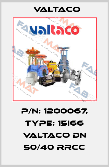P/N: 1200067, Type: 15i66 Valtaco DN 50/40 RRCC Valtaco