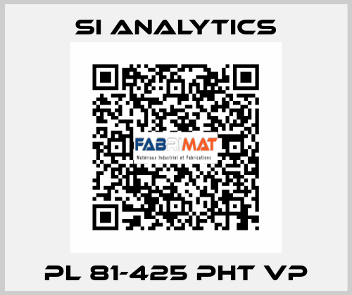 PL 81-425 pHT VP SI Analytics