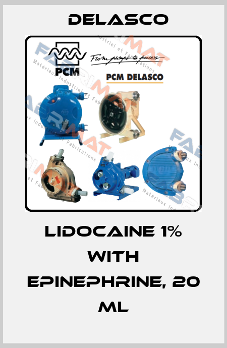 Lidocaine 1% with Epinephrine, 20 ml Delasco