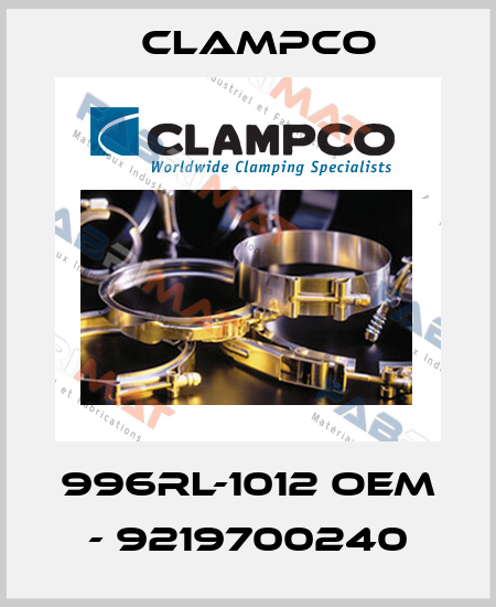 996RL-1012 OEM - 9219700240 Clampco