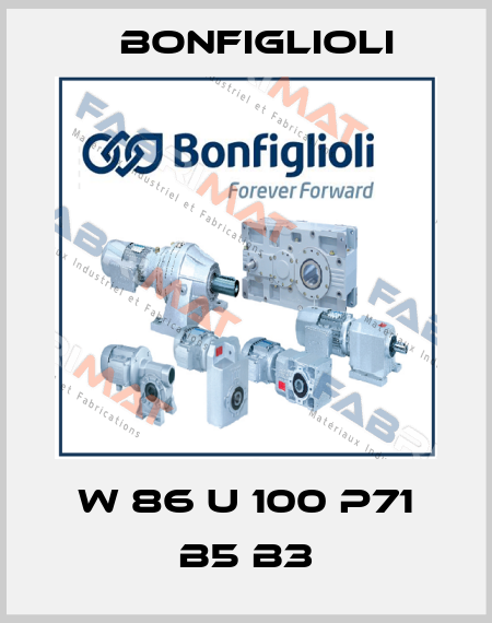 W 86 U 100 P71 B5 B3 Bonfiglioli