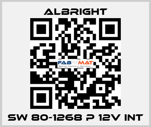 SW 80-1268 P 12V INT Albright