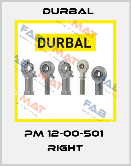 PM 12-00-501  right Durbal