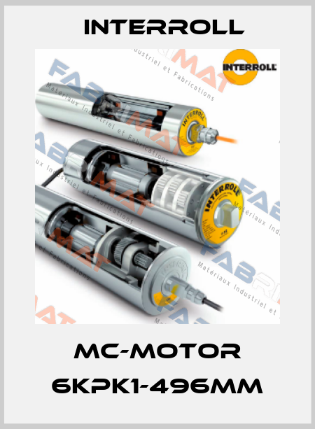 MC-MOTOR 6KPK1-496mm Interroll