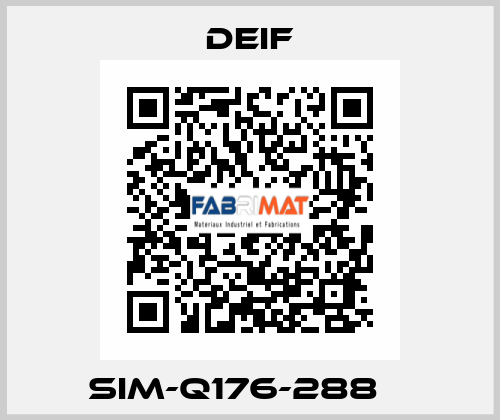  	  SIM-Q176-288В АС Deif