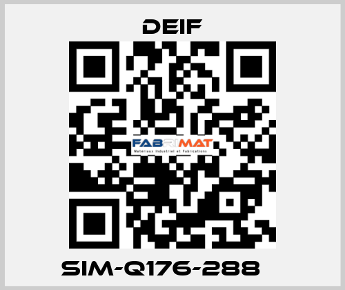  	  SIM-Q176-288В АС Deif