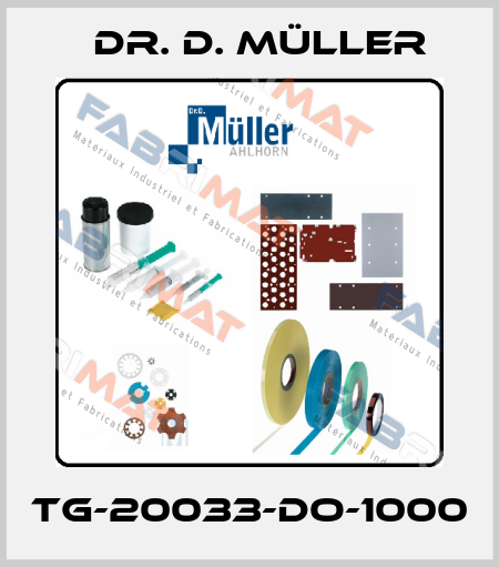 TG-20033-DO-1000 Dr. D. Müller