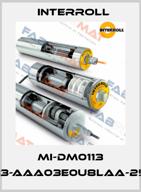 MI-DM0113 DM1133-AAA03E0U8LAA-257mm Interroll
