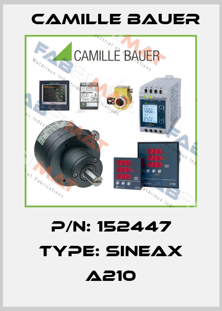 P/N: 152447 Type: SINEAX A210 Camille Bauer