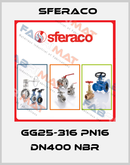  GG25-316 PN16 DN400 NBR Sferaco
