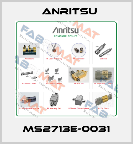 MS2713E-0031 Anritsu