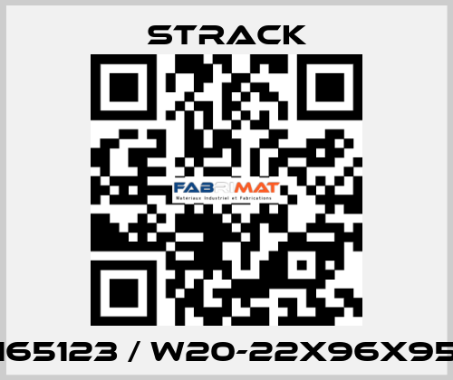 165123 / W20-22X96X95 Strack