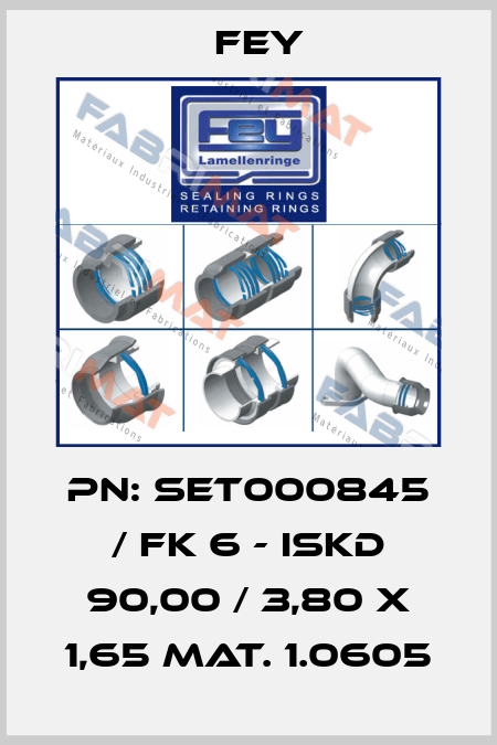 PN: SET000845 / FK 6 - ISKD 90,00 / 3,80 x 1,65 Mat. 1.0605 Fey