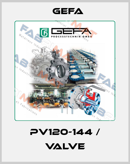 PV120-144 / VALVE Gefa