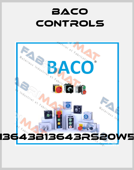 N13643B13643RS20W52 Baco Controls