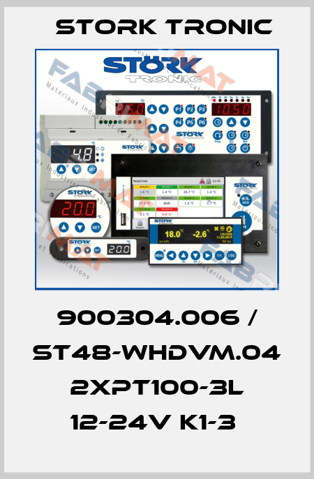900304.006 / ST48-WHDVM.04 2xPt100-3L 12-24V K1-3  Stork tronic