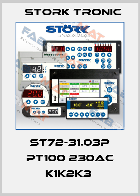 ST72-31.03P PT100 230AC K1K2K3  Stork tronic