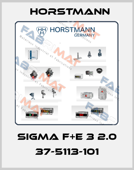 SIGMA F+E 3 2.0 37-5113-101 Horstmann