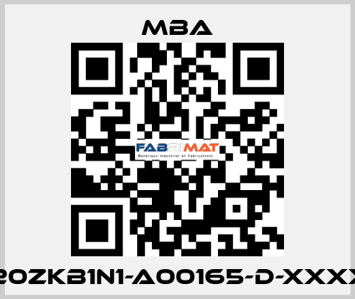 MBA220ZKB1N1-A00165-D-XXXXXXXX MBA