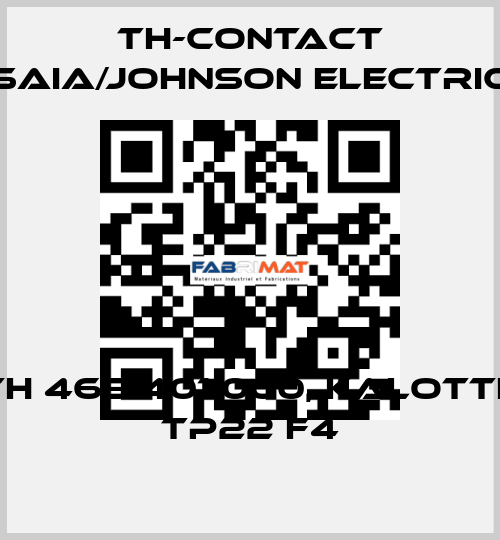 TH 465 401 000, Kalotte TP22 F4 TH-Contact (Saia/Johnson Electric)