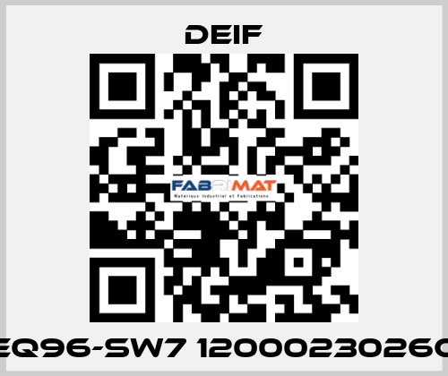 EQ96-SW7 1200023026C Deif