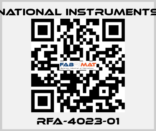 RFA-4023-01 National Instruments