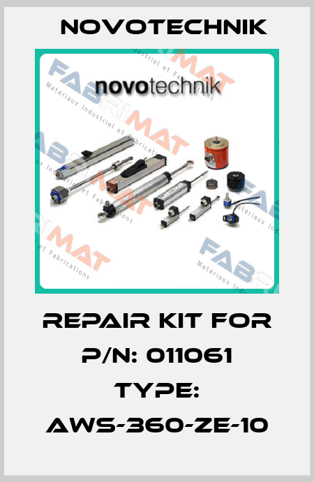Repair kit for P/N: 011061 Type: AWS-360-ZE-10 Novotechnik