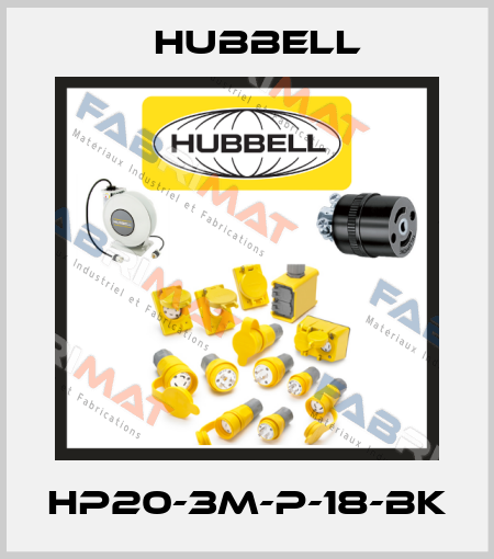 HP20-3M-P-18-BK Hubbell