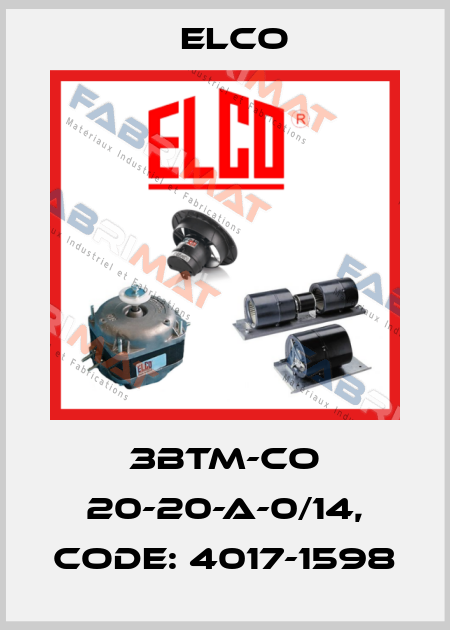 3BTM-CO 20-20-A-0/14, Code: 4017-1598 Elco