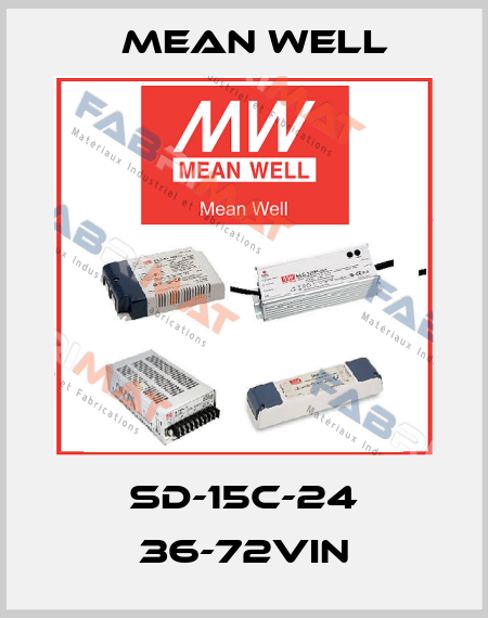  SD-15C-24 36-72VIN Mean Well