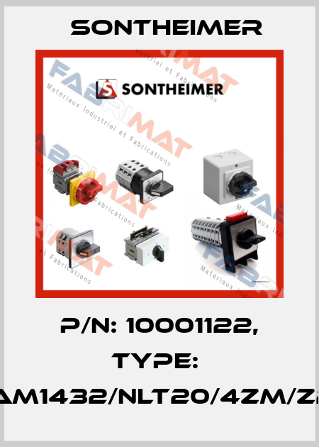 P/N: 10001122, Type:  WAM1432/NLT20/4ZM/Z20 Sontheimer