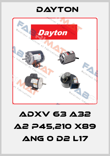 ADXV 63 A32 A2 P45,210 X89 ANG 0 D2 L17 DAYTON