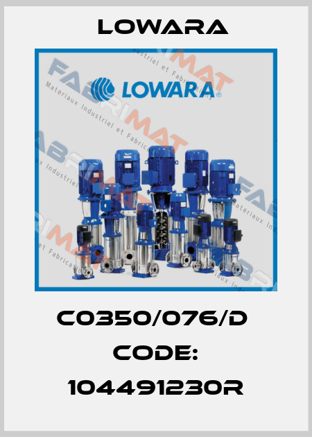 C0350/076/D  CODE: 104491230R Lowara