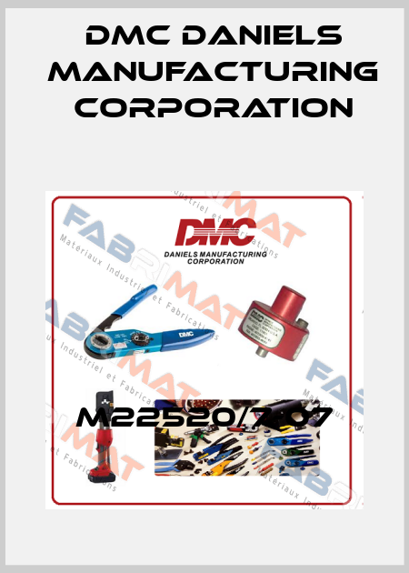 M22520/7-07 Dmc Daniels Manufacturing Corporation