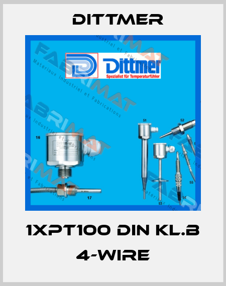 1xPT100 DIN Kl.B 4-wire Dittmer