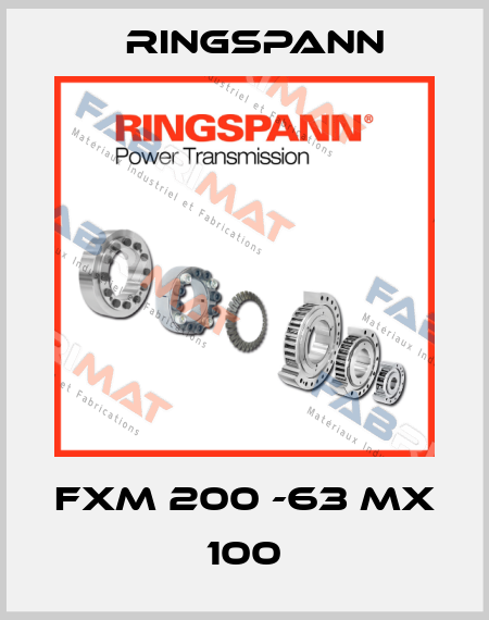  FXM 200 -63 MX 100 Ringspann