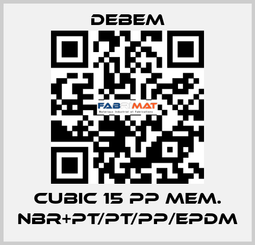 CUBIC 15 PP MEM. NBR+PT/PT/PP/EPDM Debem
