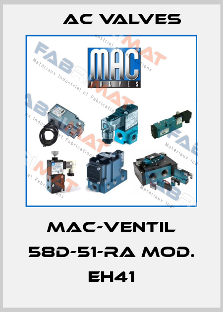 MAC-Ventil 58D-51-RA Mod. EH41 МAC Valves