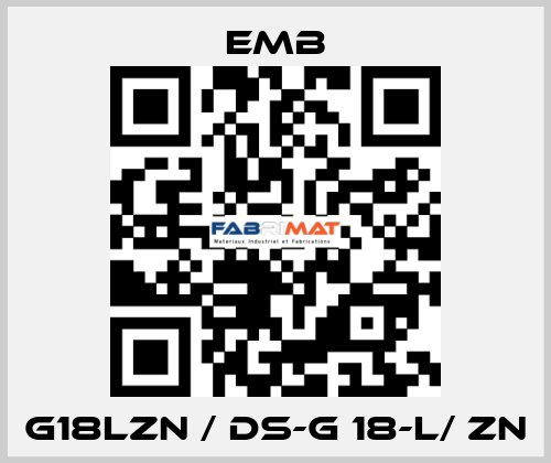 G18LZN / DS-G 18-L/ ZN Emb