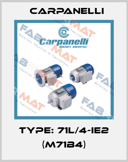 Type: 71L/4-IE2 (M71B4) Carpanelli