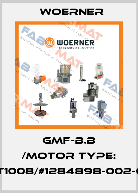 GMF-B.B /Motor type: RRT1008/#1284898-002-003 Woerner