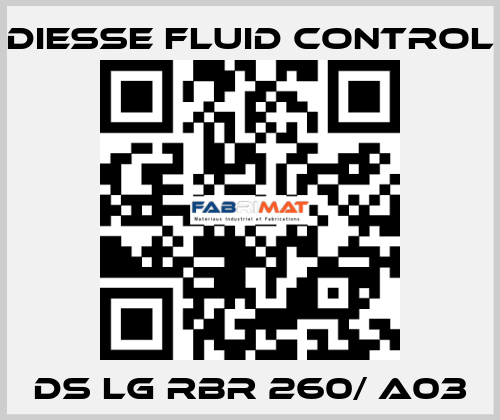 DS LG RBR 260/ A03 DIESSE Fluid Control